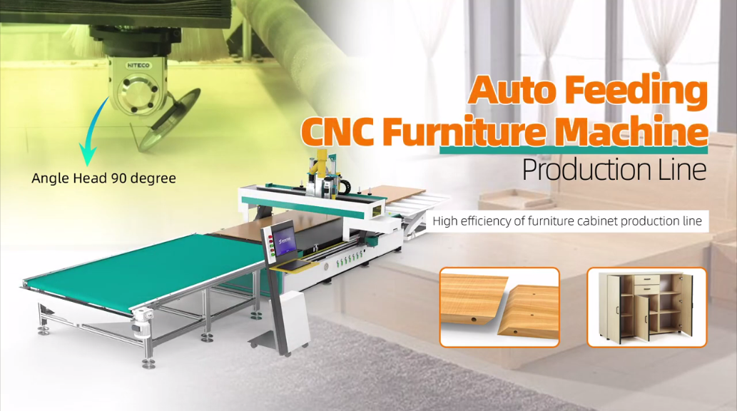 Auto Loading CNC Furniture Machine Production Line