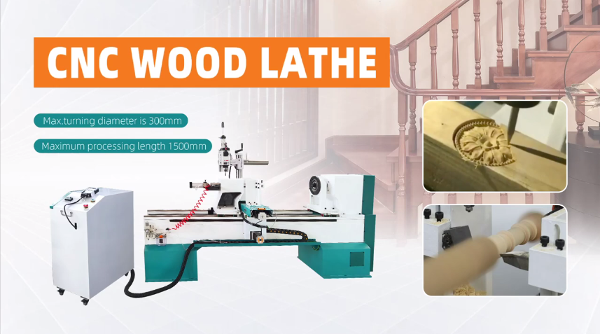 Leapion 3015 CNC Wood Turning Lathe Video